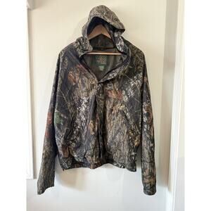 Mad Dog Gear Camo Hunting Jacket Mens Large Waterproof Hooded Outdoor